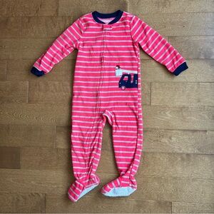 3/$10 CARTERS Toddler boy fleece pyjamas 3T